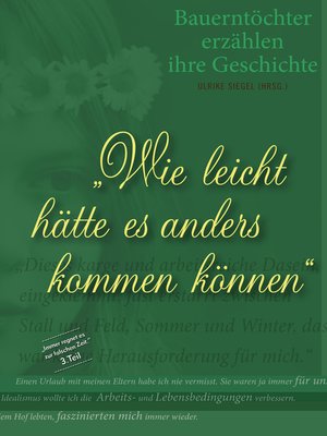 cover image of Wie leicht hätte es anders kommen können